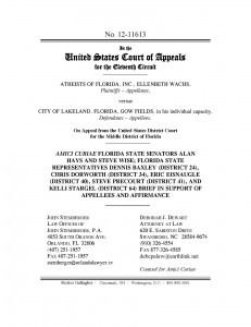 Florida Legislators Amici Curiae Lakeland Prayer