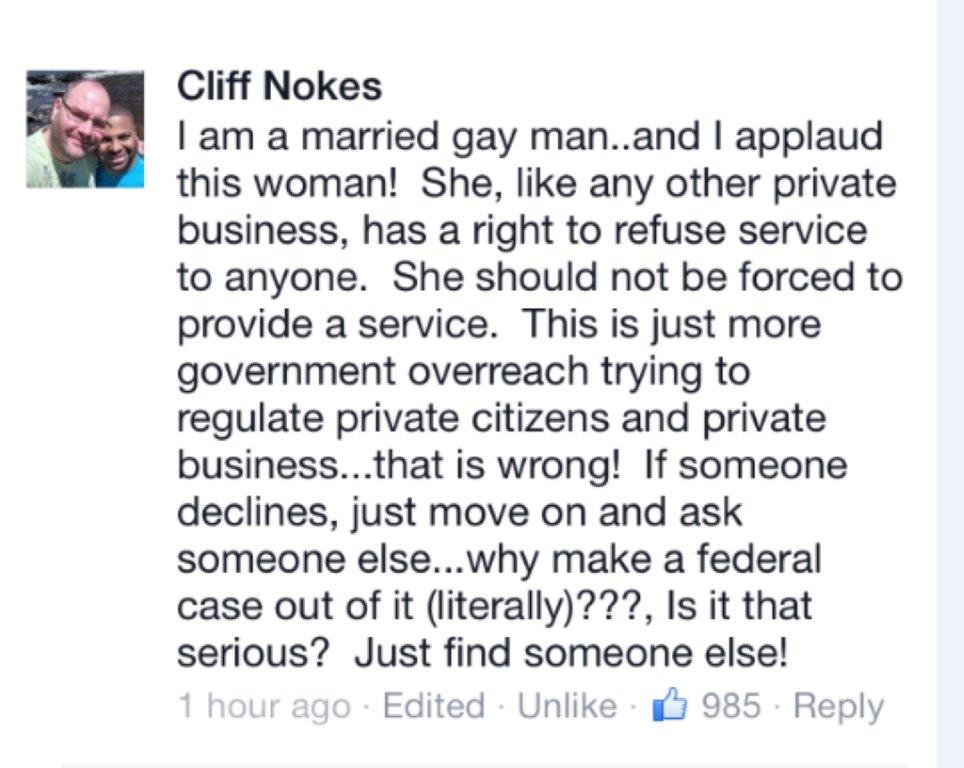 LGBT Community Defends Arlene’s Flowers