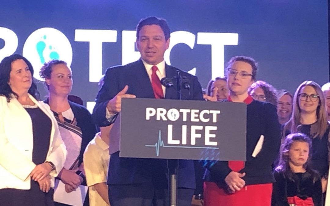 BREAKING NEWS: GOV. RON DESANTIS SIGNS STRONGEST PRO-LIFE BILL IN FLORIDA’S HISTORY INTO LAW