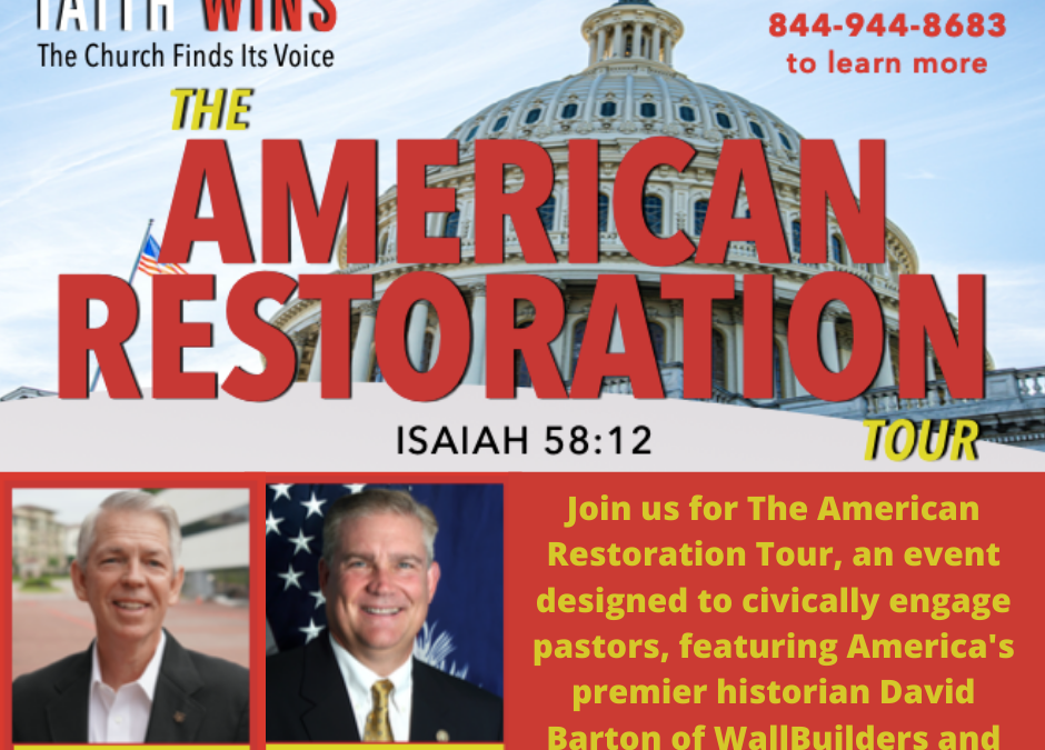 David Barton on tour in 5 Florida cities Nov. 15th-18th